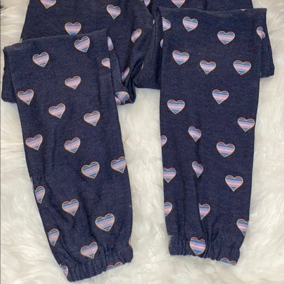 Chaser Hearts Joggers Oversized Pants Size Extra Small - Picture 6 of 9